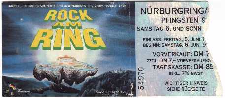 Eintrittskarte 92
